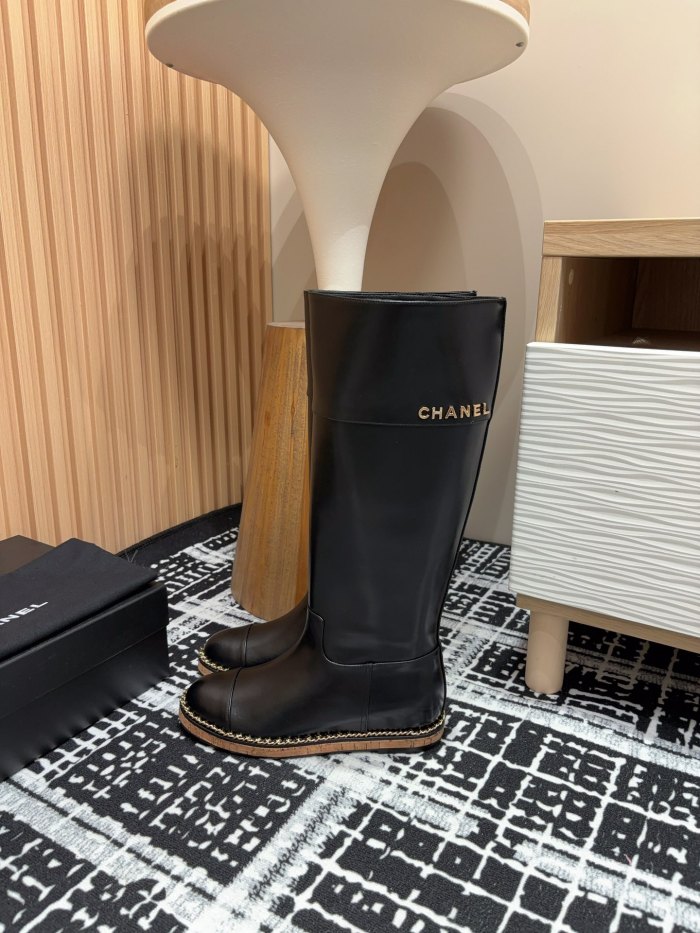 使い勝手良し シャネル コピーおすすめ アルファベットバックルインソールブーツ/ブーツ