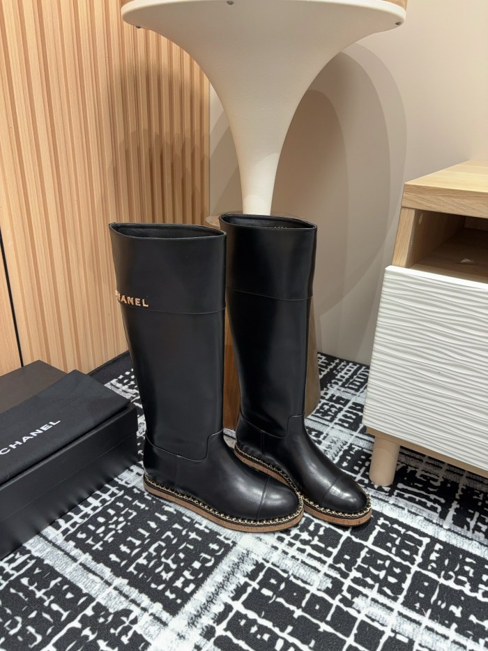 使い勝手良し シャネル コピーおすすめ アルファベットバックルインソールブーツ/ブーツ