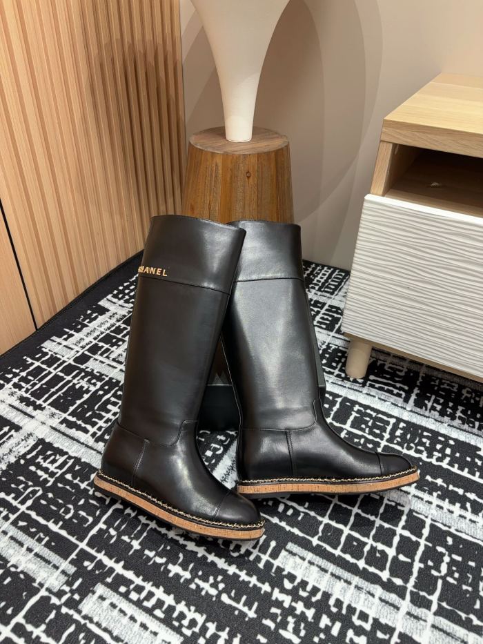 使い勝手良し シャネル コピーおすすめ アルファベットバックルインソールブーツ/ブーツ