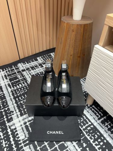 超話題! シャネル 激安通販 ダブルCベルベットフラットシングルシューズメアリージェン靴