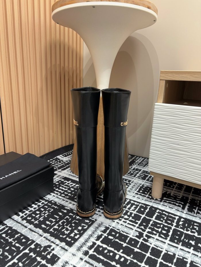 使い勝手良し シャネル コピーおすすめ アルファベットバックルインソールブーツ/ブーツ