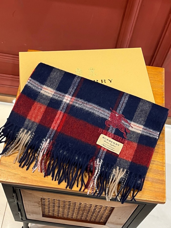 【限定】バーバリー スーパーコピー 定番カシミアチェックマフラー