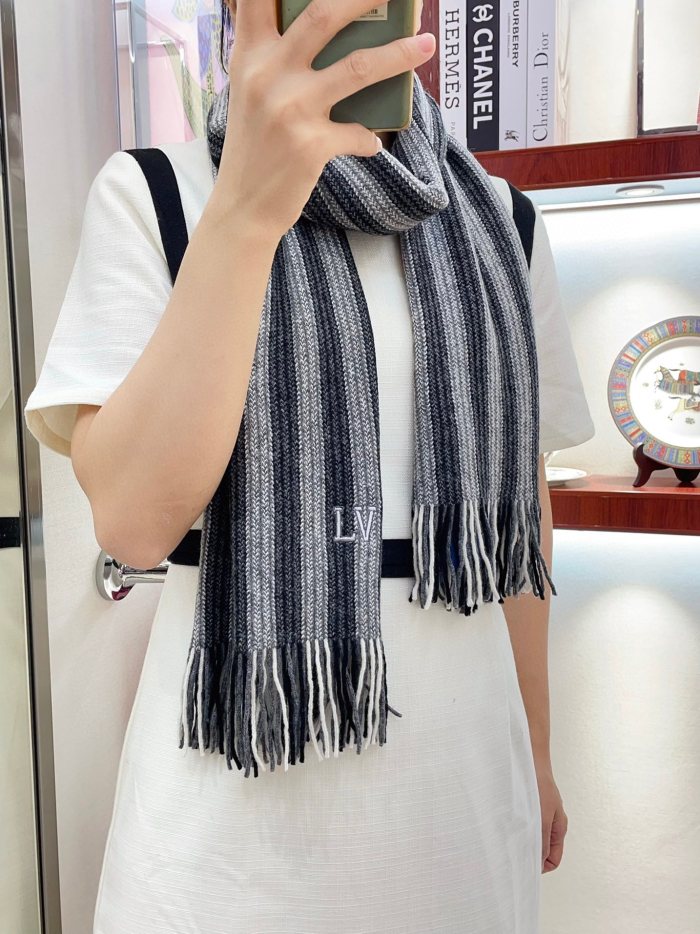 累積売上総額第１位！ ルイヴィトン n級品 高級カシミヤニットマフラー