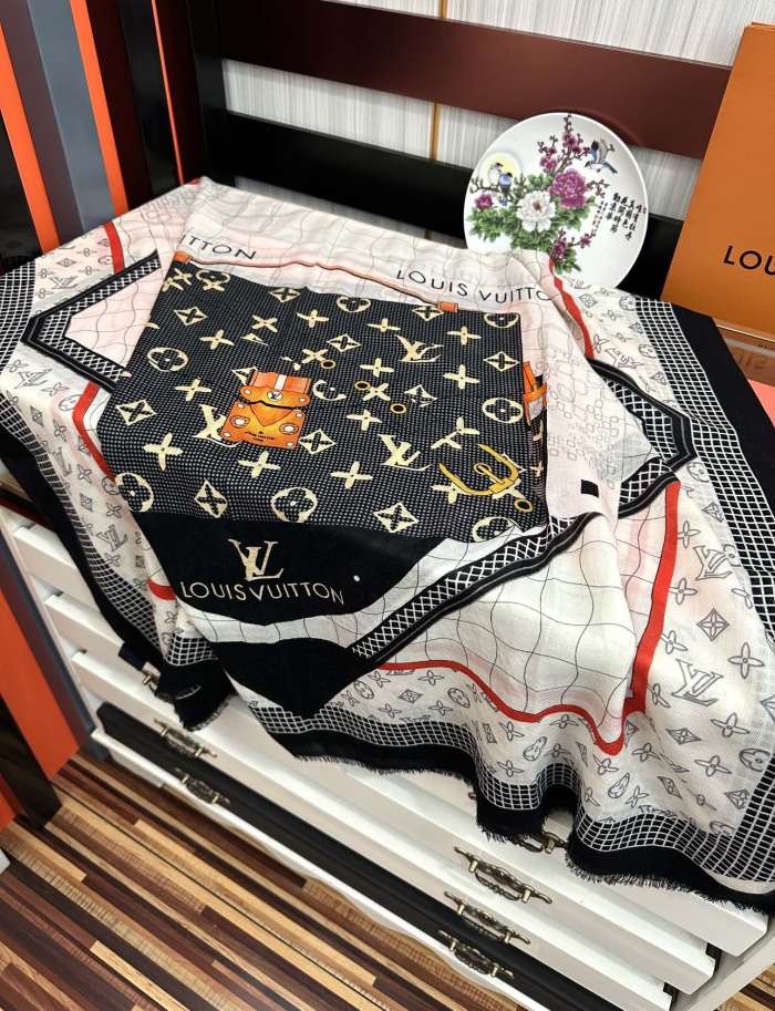 入手困難 ルイヴィトン 激安通販 カシミヤスカーフ