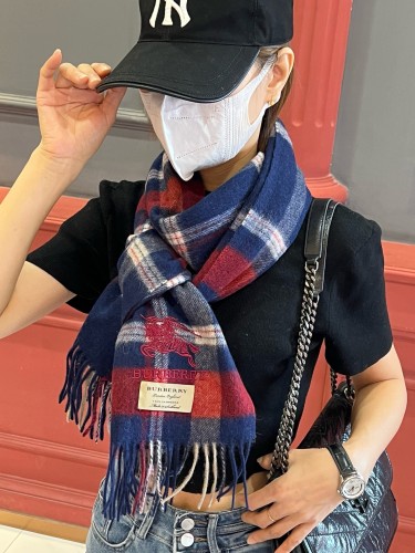 【限定】バーバリー スーパーコピー 定番カシミアチェックマフラー
