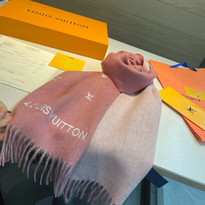 追跡付 ルイヴィトン n級品 満天星の旬の両面ホットタイプの女性子羊毛両用マフラー