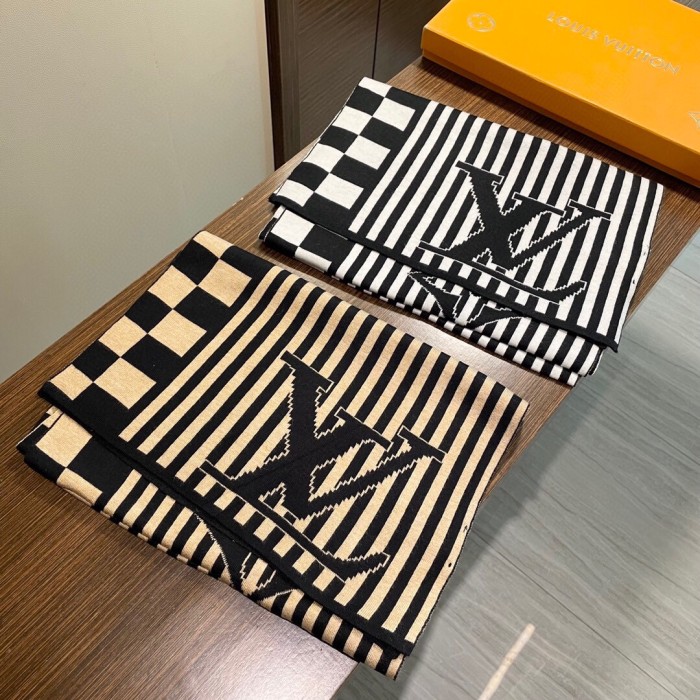 超話題! ルイヴィトン n級品 メンズとレディースカシミヤマフラー