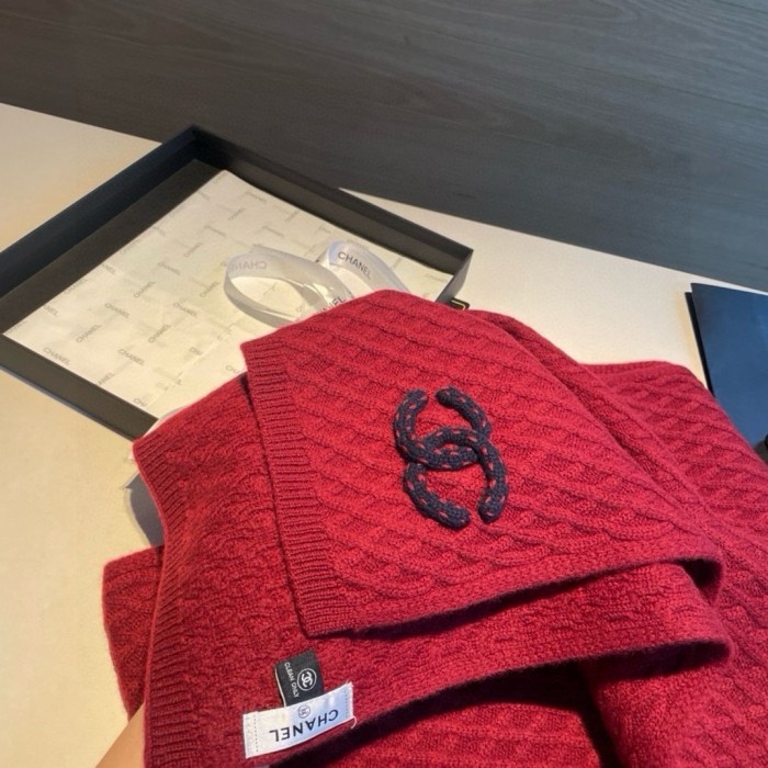 ★超人気 シャネル 激安通販 カシミヤニットマフラー