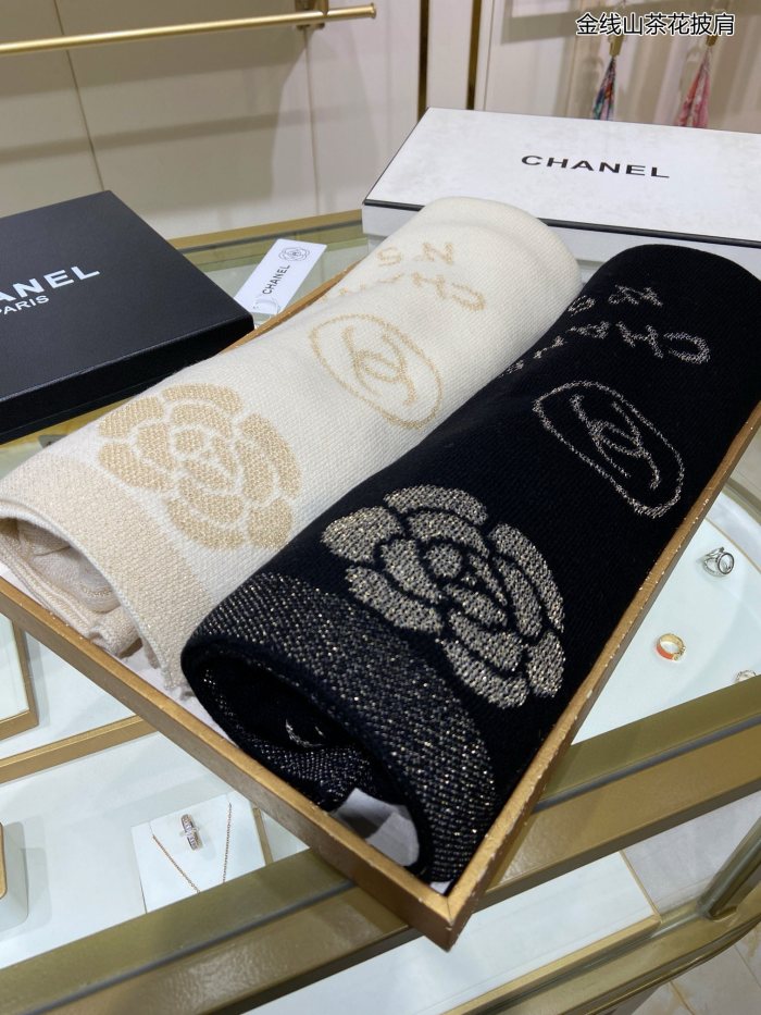 超奇跡の入荷☆ シャネル コピー 金糸ツバキストール