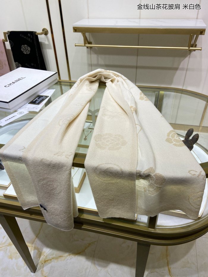 超奇跡の入荷☆ シャネル コピー 金糸ツバキストール