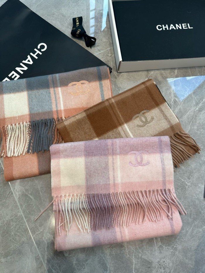 高品質 シャネル n級品 カシミヤの水波紋の小さなマフラー
