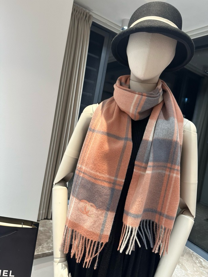 高品質 シャネル n級品 カシミヤの水波紋の小さなマフラー
