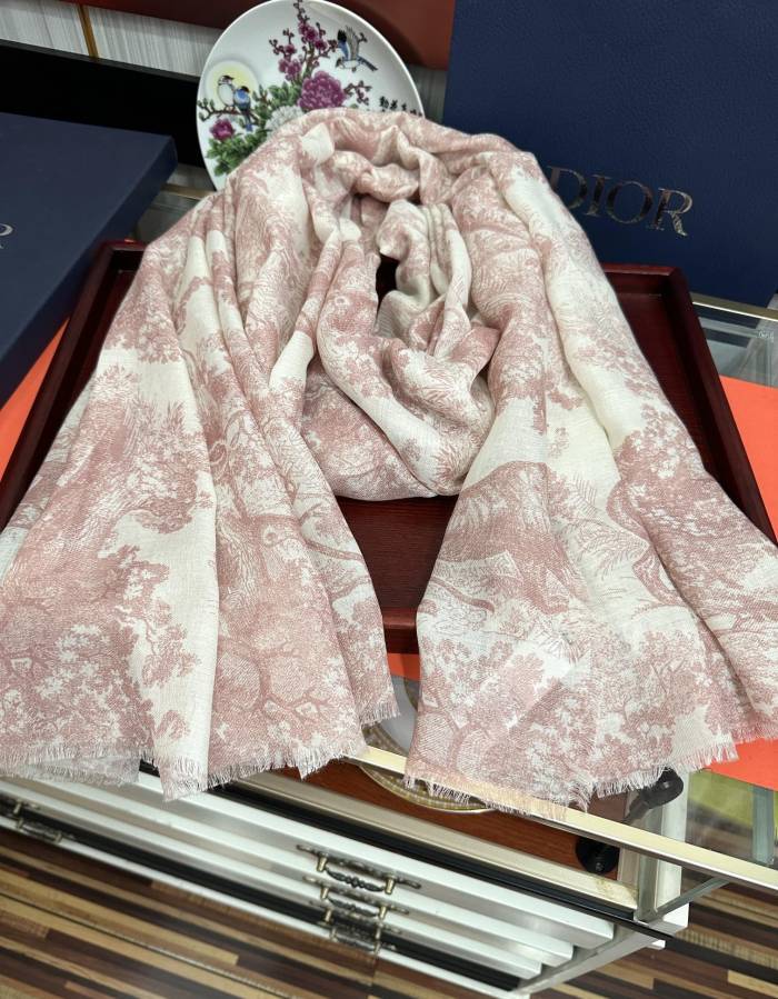超奇跡の入荷☆ ディオール 偽物通販 伊如動物ジャングルシルクカシミヤマフラー
