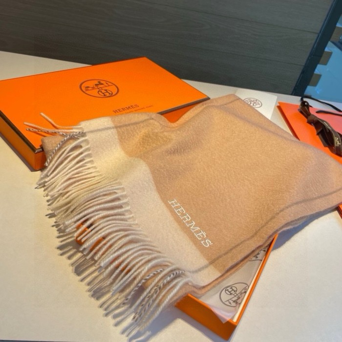 追跡付 エルメス n級品 純カシミヤトップ深さ水波模様マフラー