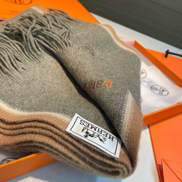 入手困難 エルメス スーパーコピー ハイエンドカシミヤニットマフラー