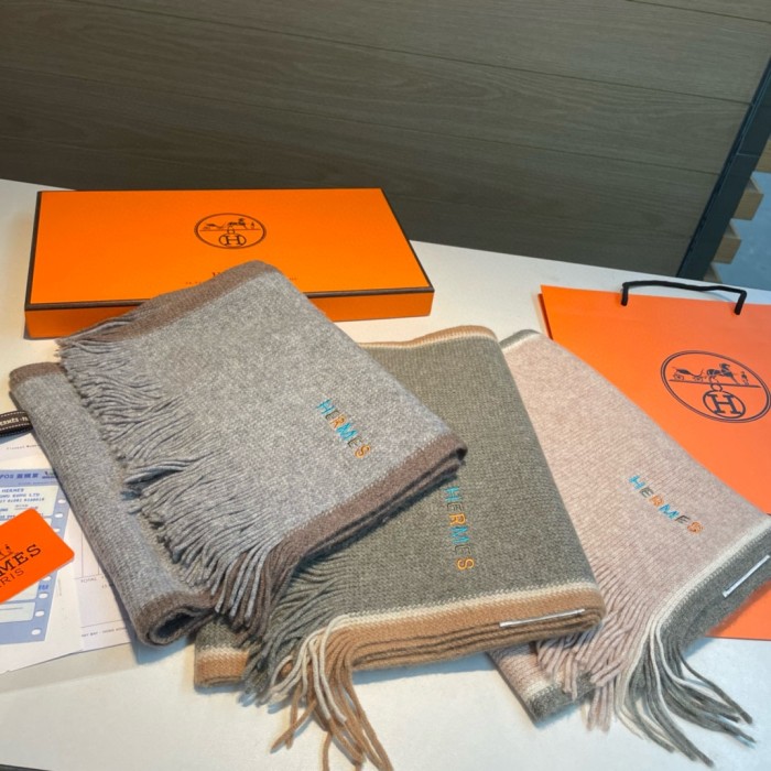 超話題! エルメス n級品 ハイエンドカシミヤニットマフラー