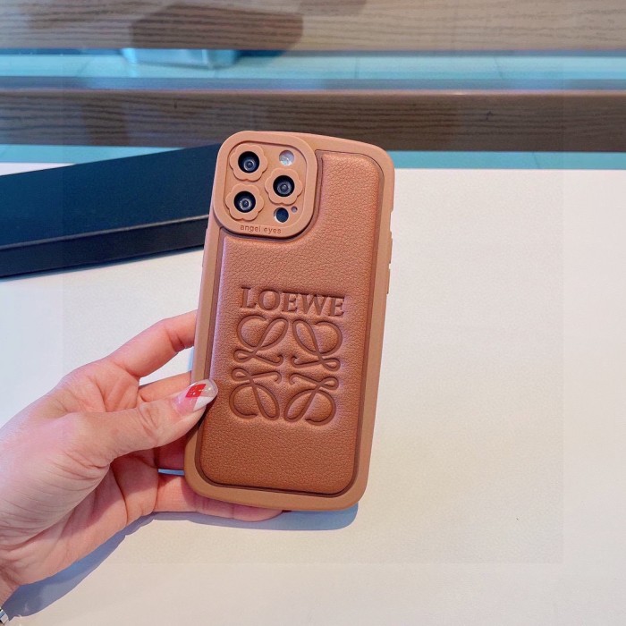 新作 ロエベ スーパーコピー loewe圧印貼皮全包携帯ケース