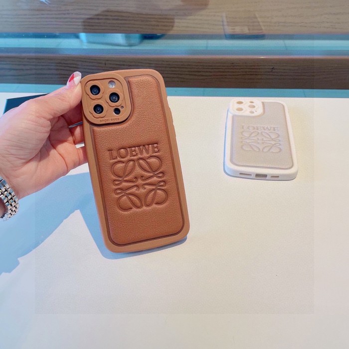 新作 ロエベ スーパーコピー loewe圧印貼皮全包携帯ケース