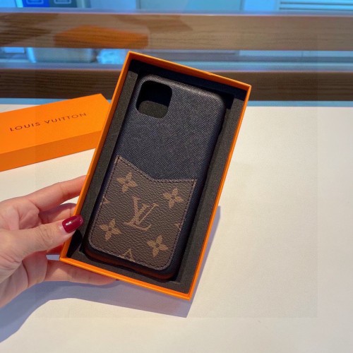 高品質 ルイヴィトン コピー LV経典老花カード付き携帯ケース