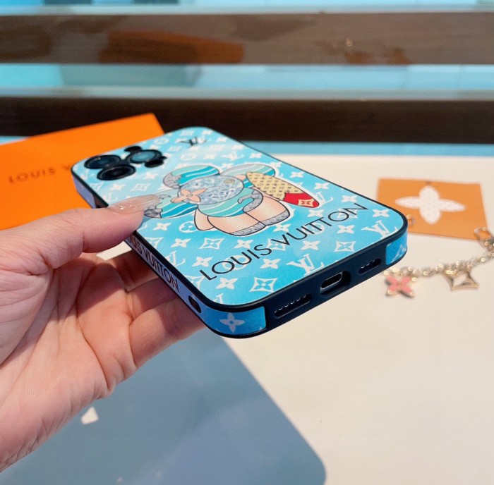稀少 ルイヴィトン コピーおすすめ LV携帯ケース精孔縁取り革製携帯ケース