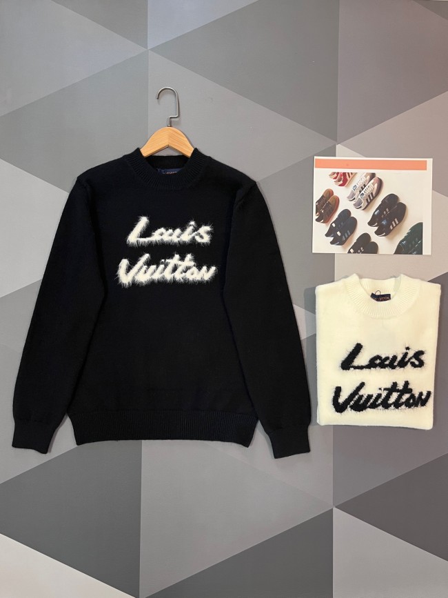 入手困難 ルイヴィトン コピー Lv 2024秋冬シリーズの丸首セーター