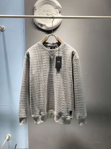 日本未入荷 フェンディ 激安偽物 タオルジャカード複合パイルパーカーラウンドネックカーディガン