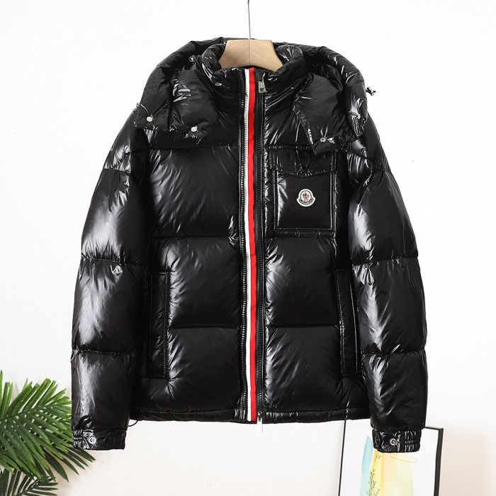累積売上総額第１位！モンクレール 偽物通販 Moncler2色リボンカラーショートダウンジャケット