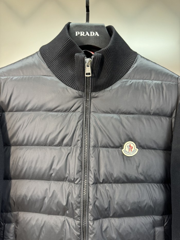 入手困難 モンクレール スーパーコピー MONCLER24 Fw長袖ニットキルティングおしゃれスリムダウンジャケット