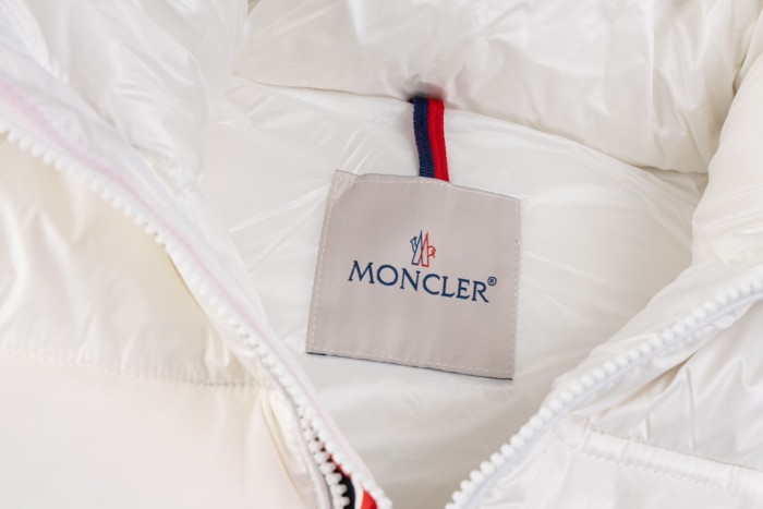 大人気 モンクレール 偽物通販 MONCLER三色ストライプダブルファスナー3色ファスナードア襟ダウンジャケット