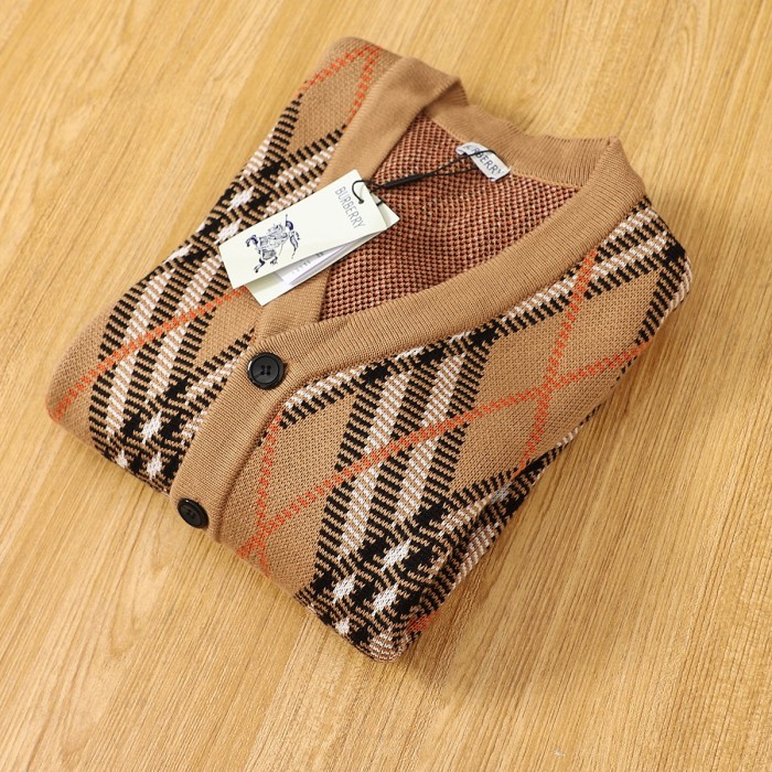 【限定】バーバリー スーパーコピー ボーダーカーディガン