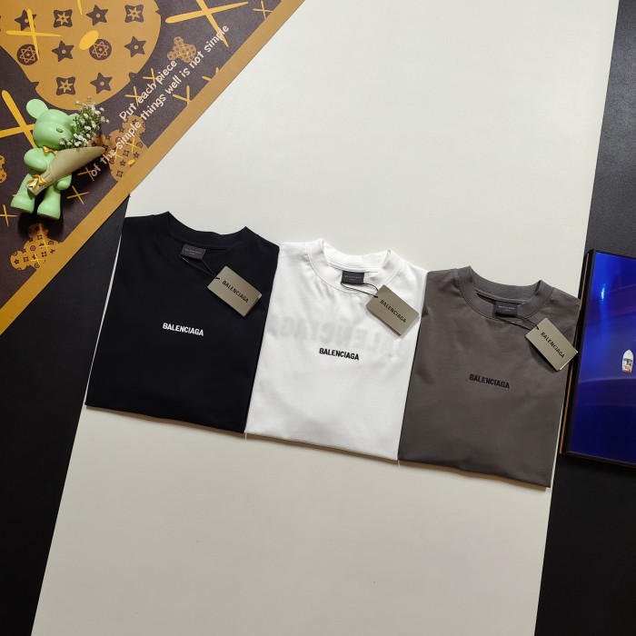 新作 バレンシアガ n級品 2024 SS前後クラシックアルファベット刺繍長袖Tシャツ3色