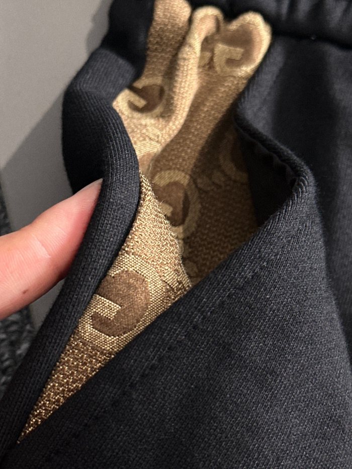新作 グッチ n級品 刺繍ポケットカラーデザインキュロットパンツメンズパンツカジュアルパンツ