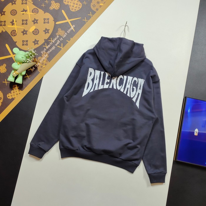超奇跡の入荷☆ バレンシアガ 激安偽物 2024 SSハワイ落日ヤシの塔LOGO模様プリントのフード付き衛衣2色