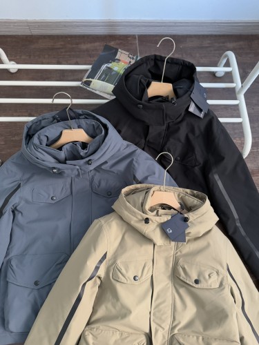 大人気 プラダ コピー コピーおすすめ 戸外圧着防風防水P綿軽量多ポケット軍服綿コート3色