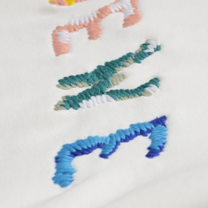 日本未入荷 ロエベ コピーおすすめ 2024SS刺繍ラウンドネックパーカー