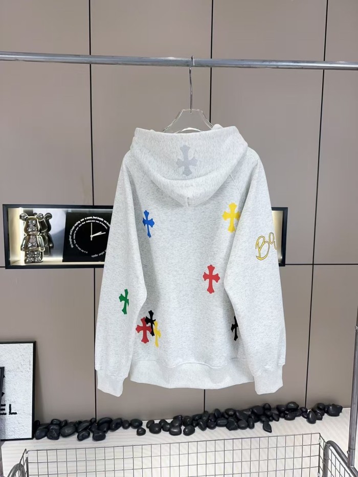 【話題商品！】クロムハーツ コピーおすすめ 秋冬の新しいアルファベットプリントのフードコート