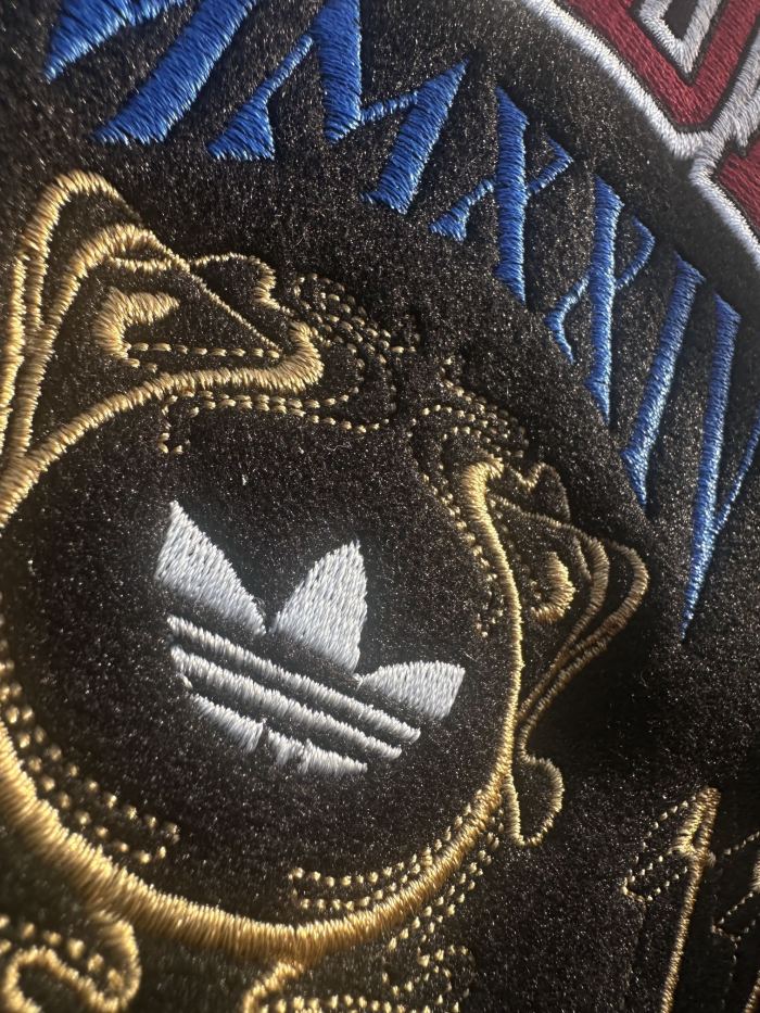 入手困難 アディダス 激安通販 刺繍アルファベットカジュアル野球ウェア綿コート