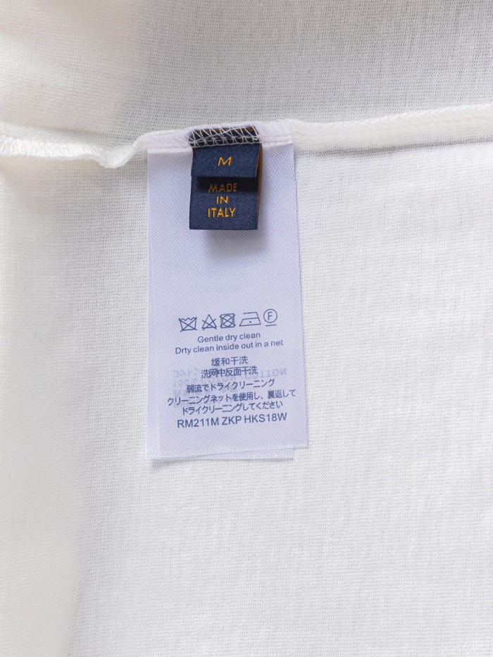 ★超人気 ルイヴィトン コピーおすすめ LV 立体アルファベット桜刺繍🪡ロゴ重工芸半袖Tシャツ