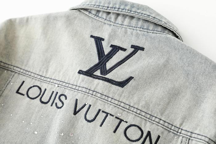 大人気 ルイヴィトン スーパーコピー  LV 25ss刺繍満天星ドリルデニムジャケット