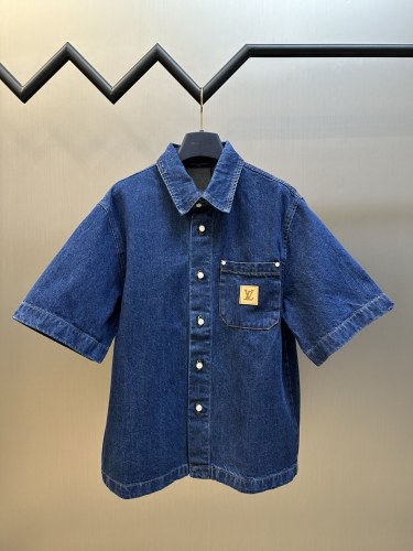 累積売上総額第１位！ ルイヴィトン n級品 25ssLvタンニン半袖シャツ従業員服