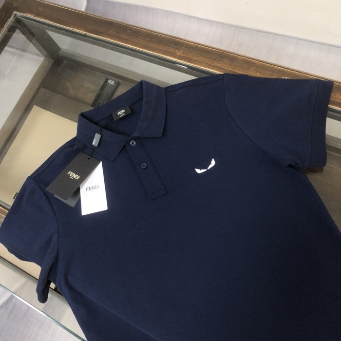 【限定】フェンディ コピーおすすめ の半袖開襟TシャツPoLoシャツ