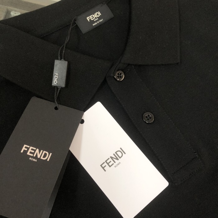 【話題商品！】フェンディ激安通販  の半袖開襟TシャツPoLoシャツ