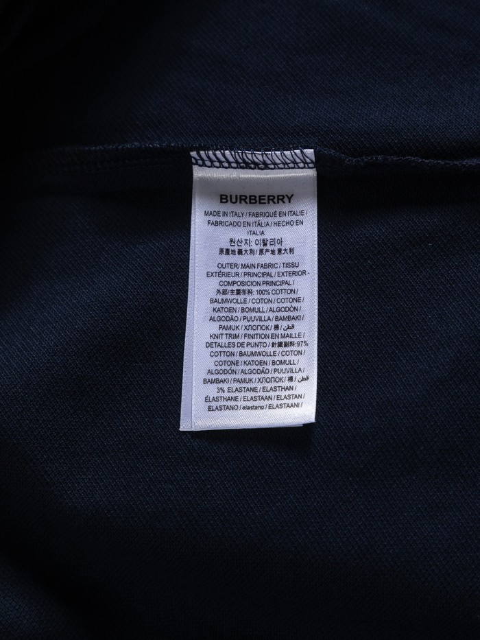累積売上総額第１位！ バーバリー コピー シャツ胸元に軍馬麦の穂花刺繍Ｔシャツ