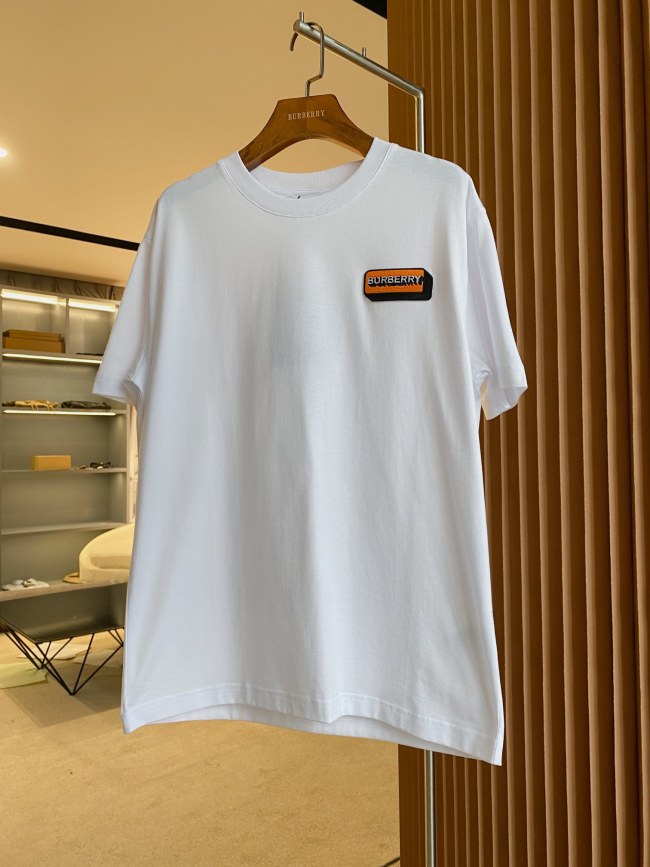 【限定】 バーバリー スーパーコピー マイクロロゴ入りコットンのゆったり半袖Tシャツ
