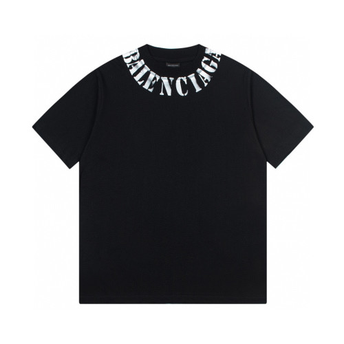 ★超人気 バレンシアガ スーパーコピー 25 ssロゴプリント半袖Tシャツ