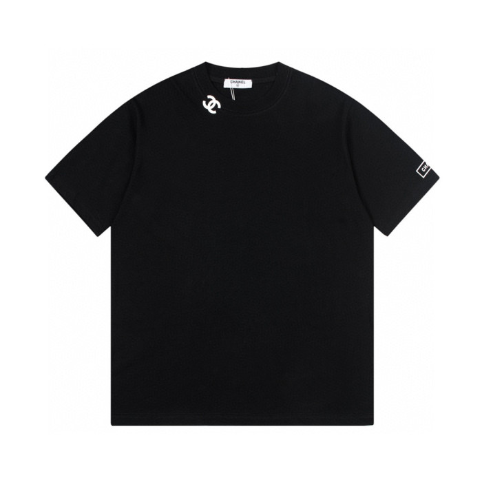 累積売上総額第１位！シャネル n級品 25 ss新作プリントラウンドネックTシャツ半袖