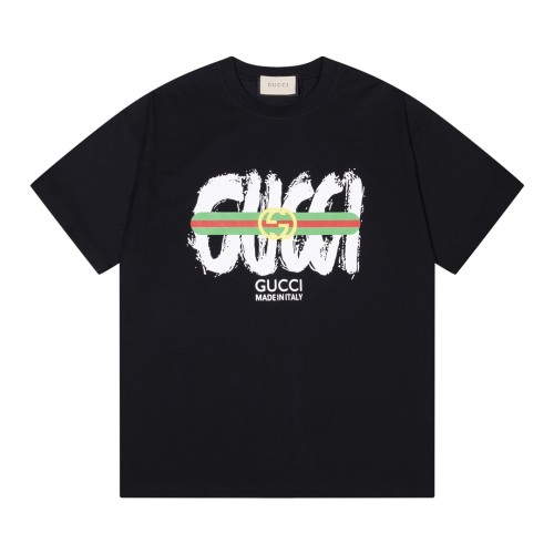 ★超人気グッチ スーパーコピー アルファベットロゴプリントTシャツ