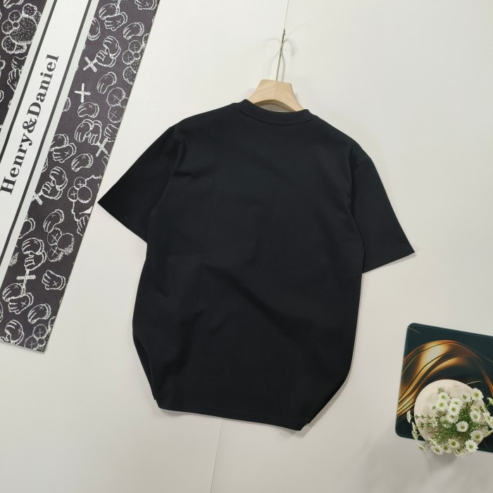 超奇跡の入荷☆ ディオール 激安通販 クラシックフラワーポケットカジュアルクルーネック半袖Tシャツ2色