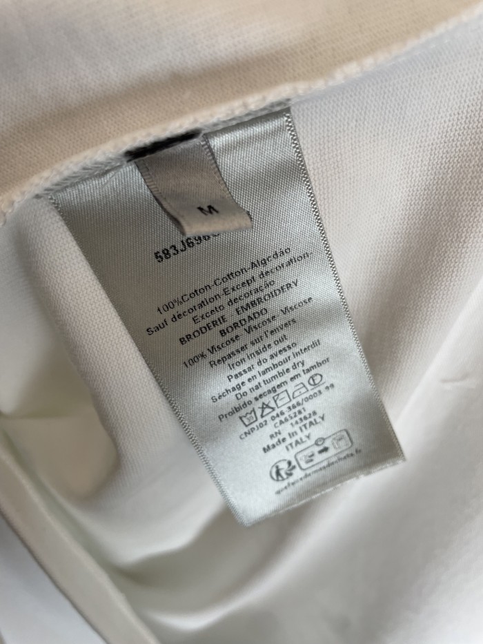 高品質 ディオール コピーおすすめ 刺繍猫半袖Tシャツ
