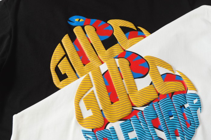 使い勝手良し グッチ 激安偽物 Gucci X Balenciagaグッチ連名25 ssロゴプリントクルーネックTシャツ半袖